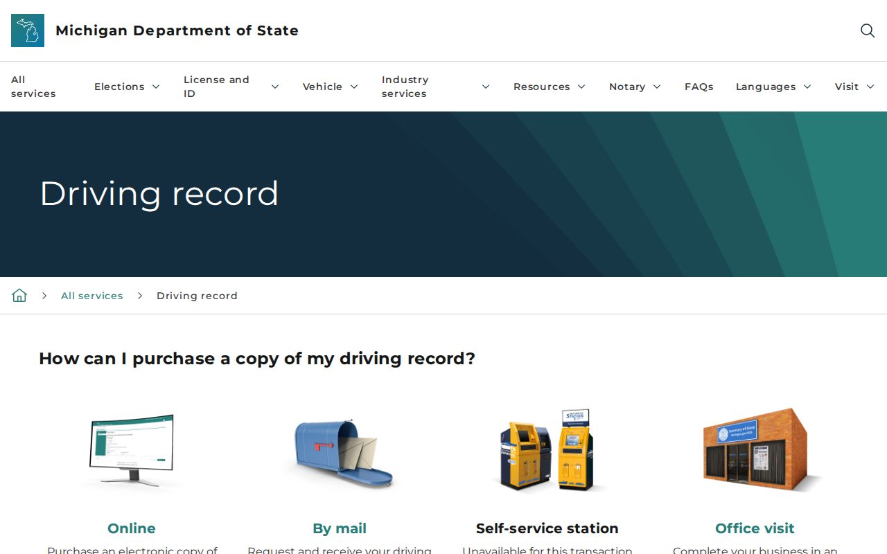 Schoolcraft County traffic court records compared with the state driver record